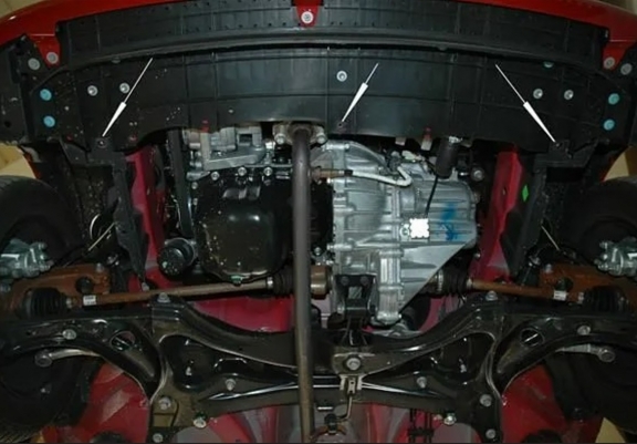 Motor en Versnellingsbak Beschermplaat voor Citroen C 1