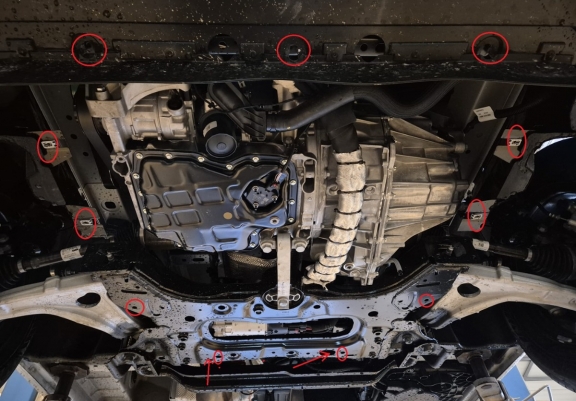 Motor, Versnellingsbak en Radiator Beschermplaat voor Renault Master