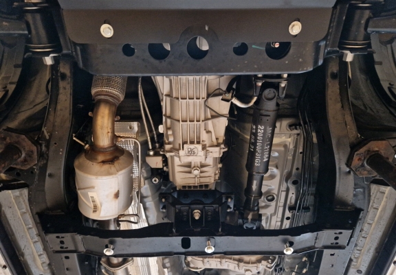 Versnellingsbak aluminium  Beschermplaat voor Jac T8