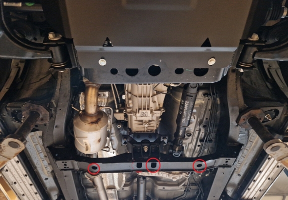 Versnellingsbak aluminium  Beschermplaat voor Jac T8