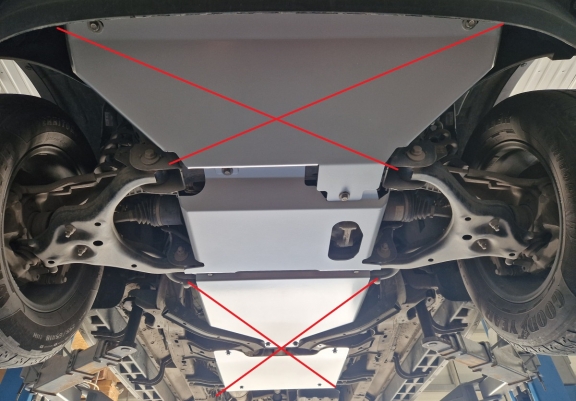 Versnellingsbak aluminium  Beschermplaat voor Ford Ranger Raptor