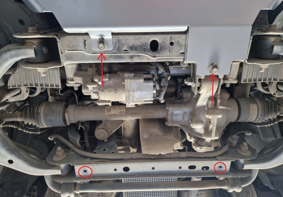 Versnellingsbak aluminium  Beschermplaat voor Ford Ranger Raptor