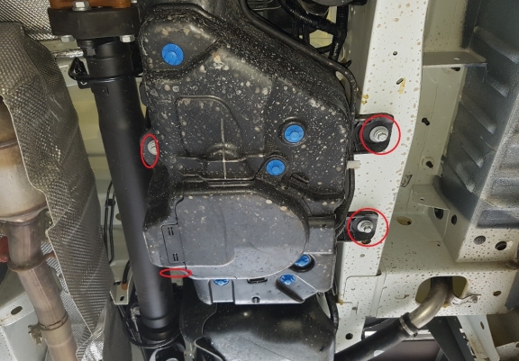 AdBlue tank Beschermplaat voor Ford Transit