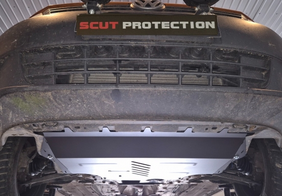 Aluminium Motor, Versnellingsbak en Radiator Beschermplaat voor VW Caddy - Webasto