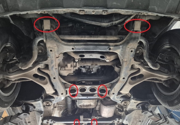 Motor Beschermplaat voor VW Touareg 7P